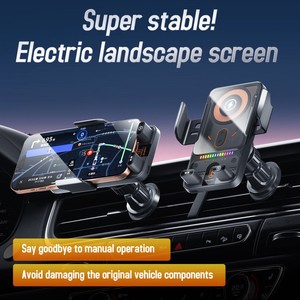 15W veloce Wireless Auto bloccaggio del telefono supporto di tipo-C porta telefono per iPhone 16 15 14 Pro Max <span class=keywords><strong>Samsung</strong></span> Galaxy S24 Ultra S23 Auto - Product Image 2