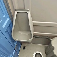 Toilettes portables de luxe en HDPE, nouveau design, pour chantier extérieur, très vendues, fabriquées en Chine