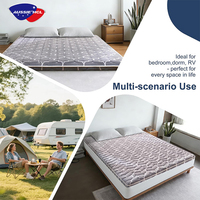 Matelas compressé ultra-fin pliable en gros, matelas en boîte, surmatelas en mousse à mémoire de forme, tailles simple, queen et king