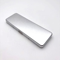 Mini étui à lunettes pliable support de rangement oeil mince boîte de cadre optique étuis à lunettes en aluminium accessoires de lunettes