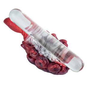 Alien Clamping <b>Masturbator</b> with 10modes Vibration Tentacle Silicone semi-enclosed pearl channel Pocket Pussy Male Penis Grinder - Product Image 2