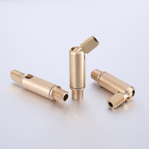 High Quality Brass 90 Degree Hardware Swivel Joint With M8/M10 Thread For Lamp