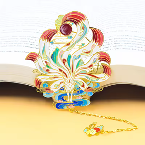 New Design High Quality Metal Bookmarks Custom Hollow Brass Exquisite Bookmarks Promotional Business Gifts