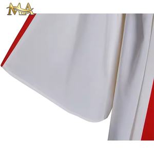 OEM coro Iglesia vestido mangas puño opciones al por mayor disponibles coro bata con estola de satén frontal de oro - Product Image 2