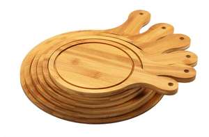 Buccia di bambù naturale all'ingrosso della <span class=keywords><strong>Pizza</strong></span> per la cottura del pane e della <span class=keywords><strong>Pizza</strong></span> fatta in casa - Product Image 2