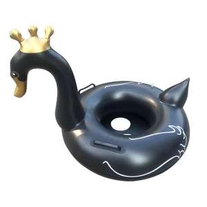 Forma personalizzata ananas anguria limone nuoto birra bevanda gonfiabile galleggiante porta bevande anello di nuoto - Product Image 2