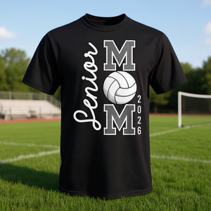 Camiseta de voleibol Senior Mom 2026, regalo de graduación para la clase de 2026 - Product Image 3