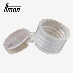 Tapa abatible Aman 24/410 de plástico PP, duradera, ecológica y a prueba de fugas para botellas de cosméticos, aceites esenciales y cremas. - Product Image 2