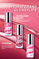 Gloss à lèvres Romantique Beauty Carnival Kisses Sugar Swirl 6 couleurs, effet brillant, hydratant, volumisant, maquillage liquide pour les lèvres