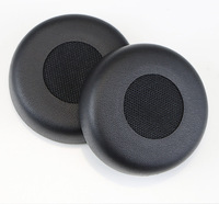 Almohadillas de Repuesto para Auriculares Jabra Evolve 20, 20SE, 30, 30 II, 40, 65, de Cuero Proteico y Esponja de Alta Elasticidad