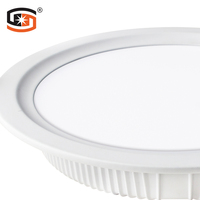 Éclairage intérieur encastré au plafond réglable 7W 12W 15W 18W 24W COB Spot Down Light Round Led Downlight
