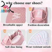 Chaussures de sport décontractées pour femmes, vente en gros, nouveaux styles, respirantes, flexibles, chaussures de tennis jetables pour femmes