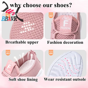 Zapatillas Deportivas Casuales de Moda para Mujer, Nuevos Estilos al por Mayor, Zapatillas de Tenis Transpirables y Flexibles Desechables para Damas - Product Image 5