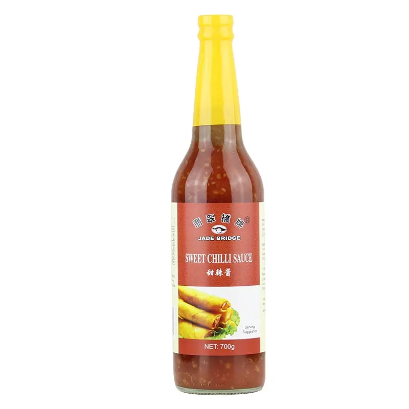 Traditionele Gearomatiseerde Gastronomische Culinaire Hot Chili Saus Groothandel 700 G Zoete Chilisaus Voor Supermarkt