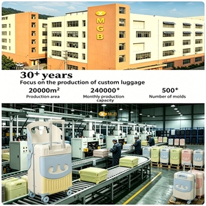 La famiglia fabbrica MGB viaggia facilmente-i bagagli viaggiano  che si siedono sui bagagli con la <span class=keywords><strong>cabina</strong></span> dello schienale - Product Image 5