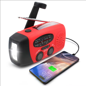วิทยุสภาพอากาศ DYNAMO NOAA แบบพกพา AM/FM/NOAA พร้อมไฟฉายสำหรับ <span class=keywords><strong>Esky</strong></span> - Product Image 1