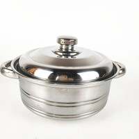 Promotion : Batterie de cuisine 3 pièces en acier inoxydable de haute qualité