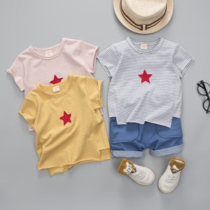 T-shirts à manches courtes pour l'été, dessins animés pour garçons et filles, fabriqués à Yiwu, Chine, vêtements pour tout-petits, vêtements de boutique pour enfants - Product Image 4