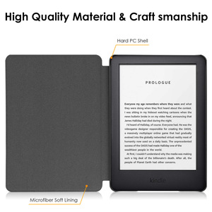 Étui de protection en cuir léger pour liseuse Kindle Paperwhite 12e génération 2024 7 pouces avec fonction veille/réveil automatique et impression personnalisée - Product Image 4