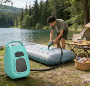 Migliore Pompa Elettrica per SUP Gonfiabile 2026, Gonfiaggio Rapido in 8 Minuti, Include 6 Ugelli, Borsa per il Trasporto, Cavo di Alimentazione da 1m, Compatibile 12V - Product Image 1