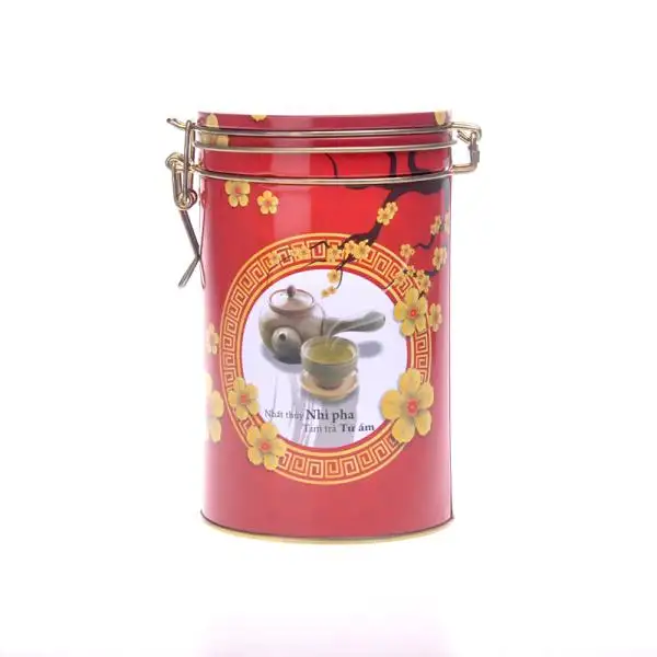 علب شاي معدنية شعار مخصص من المصنع للبيع بالجملة