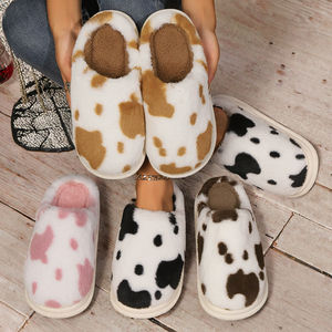 Chaussons d'hiver en coton pour femmes, modèle 2026, les plus vendus, à bout fermé, motif fourrure, doux et moelleux, pour l'intérieur - Product Image 3