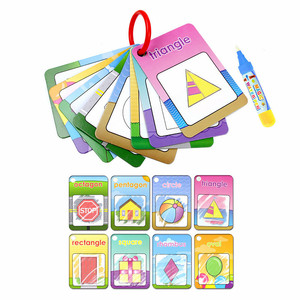 Livre de l'eau magique, cartes d'apprentissage des chiffres et des lettres, ensemble d'art éducatif en papier écologique pour enfants - Product Image 4