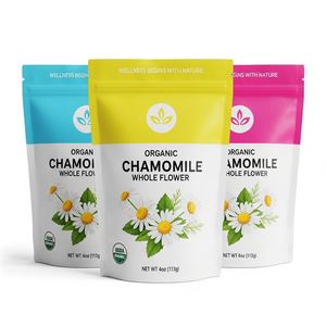 Bolsas de Embalaje Personalizadas con Sellado Térmico para Té de Flores, Tipo Stand-Up - Product Image 1