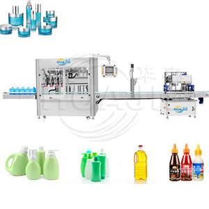 HUAJIE Fabricant <span class=keywords><strong>Machine</strong></span> de remplissage de détergent cosmétique de suivi de remplissage de shampooing linéaire de haute précision entièrement automatique - Product Image 6