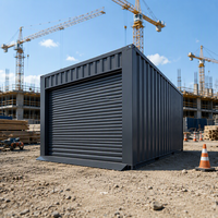 Maison conteneur modulaire détachable et mobile de 20 pieds avec conception respirante pour bureau, garage, atelier, cuisine et chambre – Style moderne