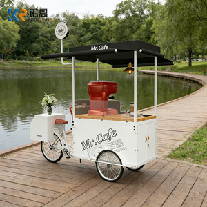 Carrito <span class=keywords><strong>de</strong></span> Comida Ambulante <span class=keywords><strong>con</strong></span> Hamburguesas y Café, Carrito <span class=keywords><strong>de</strong></span> Café <span class=keywords><strong>con</strong></span> Flores para Exteriores <span class=keywords><strong>con</strong></span> <span class=keywords><strong>Sombrilla</strong></span> - Product Image 4