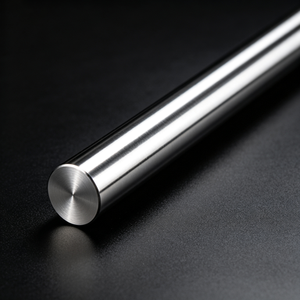 Pièces tournées en acier inoxydable et en aluminium usinées par CNC avec broches métalliques bleues et grises pour applications de précision - Product Image 1