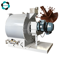 Machine de raffinage de masse chocolatée GUSU avec contrôle PLC, broyeur-conche haute efficacité pour confiserie