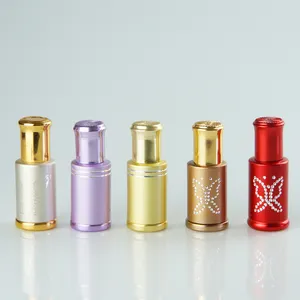 JZC full range aluminum perfume roll on bottle essential oil bottle eye cream use 3ml butter fly