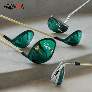 Ensemble de clubs de golf pour hommes <span class=keywords><strong>HONMA</strong></span> X MALBON Co-brandé MALBON PERFORMANCE, comprenant un putter, 4 clubs de bois et 9 clubs de fer - Product Image 1