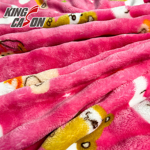 Kingcason affrettati ad acquistare tessuto in pile di flanella a bolle di colore Premium certificato OEKO-TEX a due lati per indumenti - Product Image 6