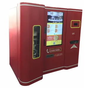 Pizza Sandwich Eten Koken Automaat Met 47Inch Touchscreen Verkopen Maken Van Pizza Op De Site