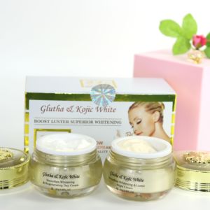 Crema Super Idratante OEM 24K <span class=keywords><strong>Oro</strong></span> con Acido Kojico e Glutatione per Trattamento Sbiancante Extra e Cura dell'Acne per Donne - Product Image 4