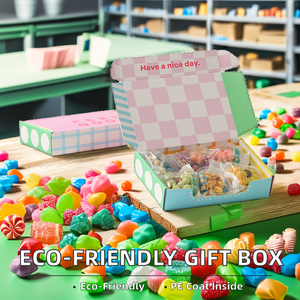 Caja Cuadrada Personalizada para Llevar, <span class=keywords><strong>Mini</strong></span> Docena de Mochi, Galletas y Donuts, Postre Dulce con Recubrimiento de Resina de Doble Cara y Logotipo - Product Image 4
