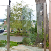 Poteau de balustrade en acier inoxydable 304 316 pour balcon, escalier, terrasse, système de garde-corps extérieur