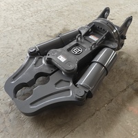 Cisaille et broyeur hydrauliques rotatifs à 360° LS Cat308 pour excavatrice avec moteur et propulseur pour chantiers de construction