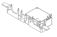 Relay Solid State Miniatur HM025A 100A 250VAC 9/12VDC untuk Meteran Watt-jam, Laris Terjual