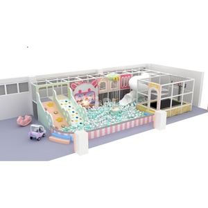 Servicio Integral de Área de Juegos Interior Pequeña, Color Pastel, para Jardín de Infancia y Preescolar - Product Image 1