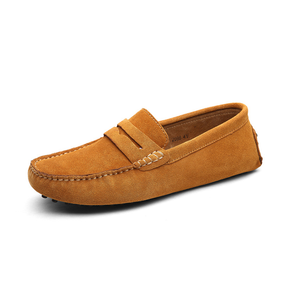 Hombres Zapatos casuales Clásico Original de gamuza de cuero Penny <span class=keywords><strong>Mocasines</strong></span> Slip on Flats <span class=keywords><strong>Hombre</strong></span> <span class=keywords><strong>Mocasines</strong></span> Guisantes Zapatos - Product Image 3