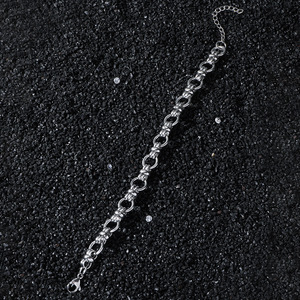 Nueva Innovación en Joyería: Brazalete de Cadena de Aleación con Diseño Simple y Personalizado, Estilo Hiphop, Decoración para Hombre, Joyería de Moda al por Mayor - Product Image 3