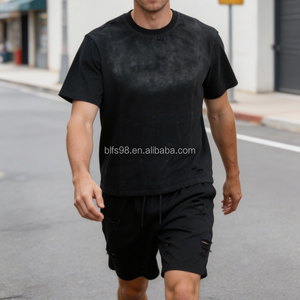 Conjunto de Camiseta y Pantalones Cortos Deportivos Personalizados para Hombre, Ropa Deportiva de Alta Calidad para Correr, Gimnasio y Entrenamiento al Aire Libre - Product Image 3