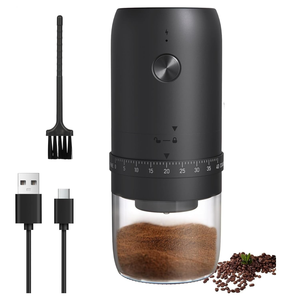 Portable Wireless Coffee Maker New Smart USB Drip Cafe Electric Bean Grinder Stainless Steel Externally Adjustable for Travel - Product Image 1
