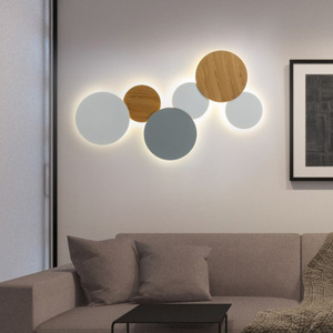 Lampada da Parete LED Rotonda per Interni, Illuminazione Decorativa per Soggiorno AC85-265V, Apparecchio di Illuminazione per Casa, Camera da Letto, Loft e Scale - Product Image 3