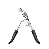 Recourbe-cils manuel en forme de tournesol grand angle pour des boucles volumineuses et durables ; Pince à cils tout-en-un en acier inoxydable avec revêtement en caoutchouc