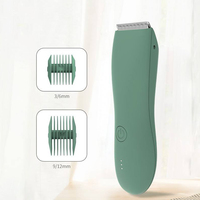 Offre Spéciale parfait sans fil peau sans danger corps toilettage rasoir étanche IPX7 lumière LED tondeuse électrique aine pour hommes